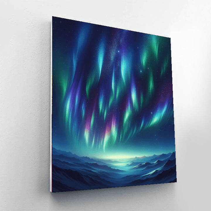 Ethereal Aurora Borealis Wonder Numbered Painting Kits