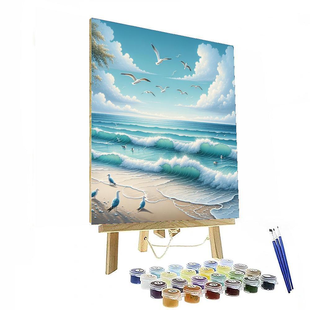 Nostalgic Coastal Retreat Paint By Color