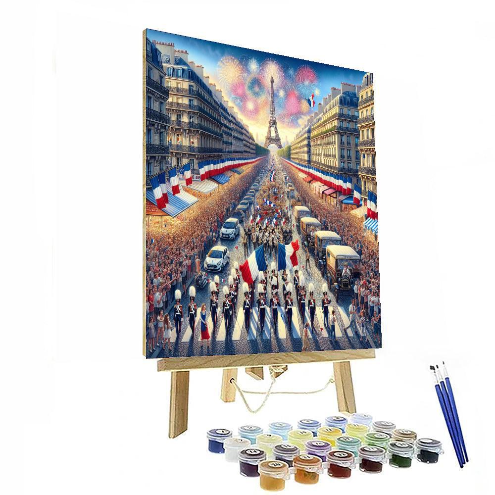 Bastille Day Celebrations - Paris, France Paint By Numbers