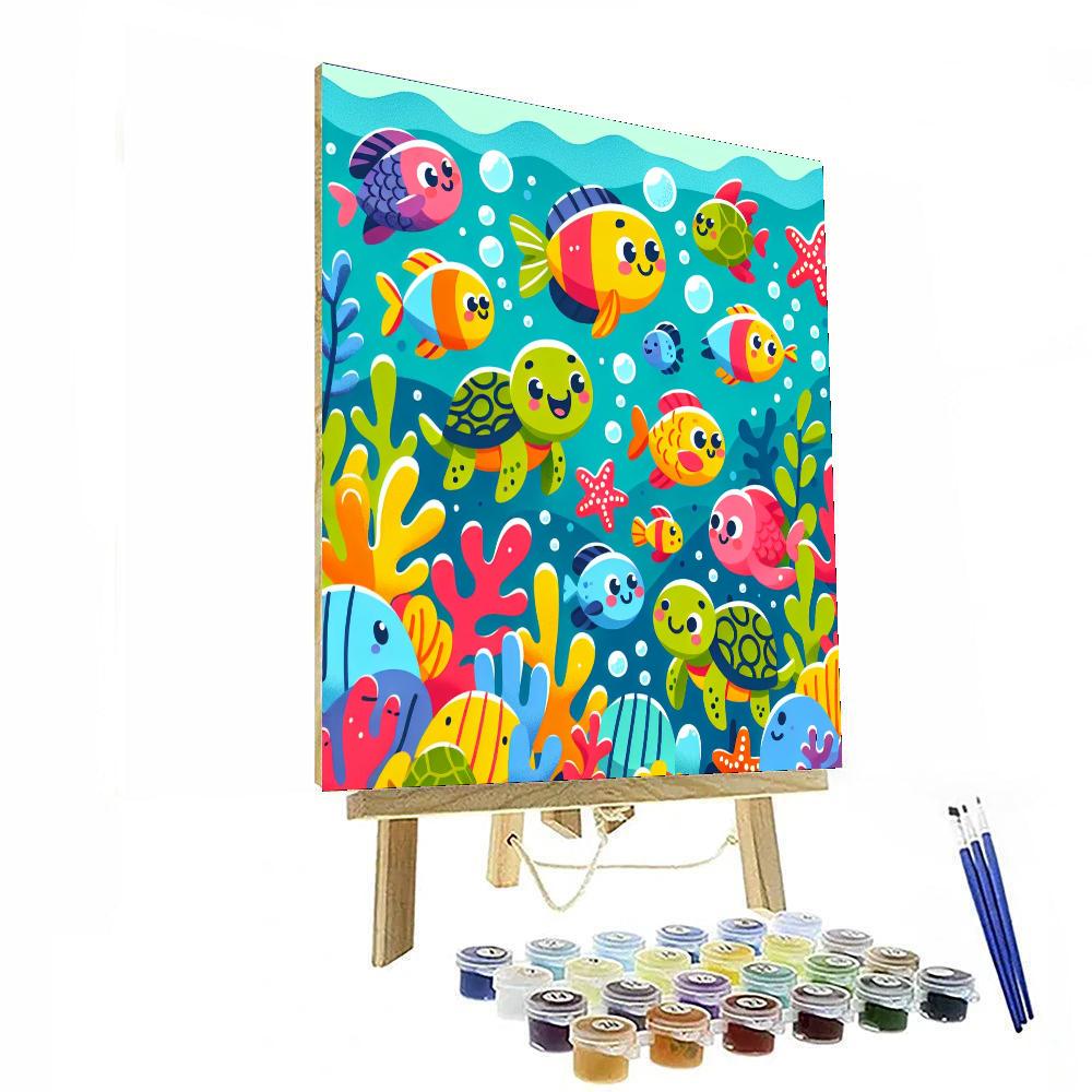 Epic Ocean Adventure Paint By Numbers Art