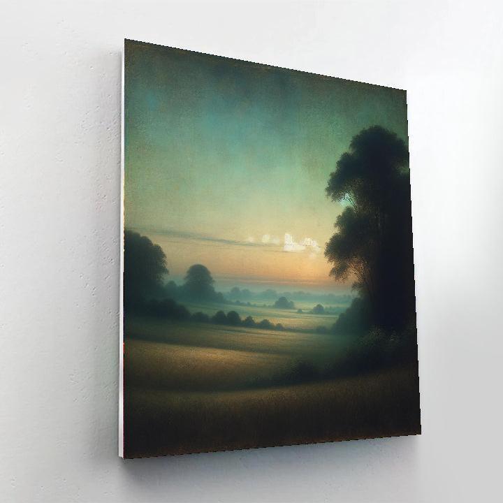 Pastoral Twilight Calm Numbered Painting Kits