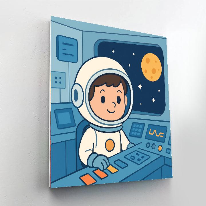 Secret Space Base Paint By Numbers