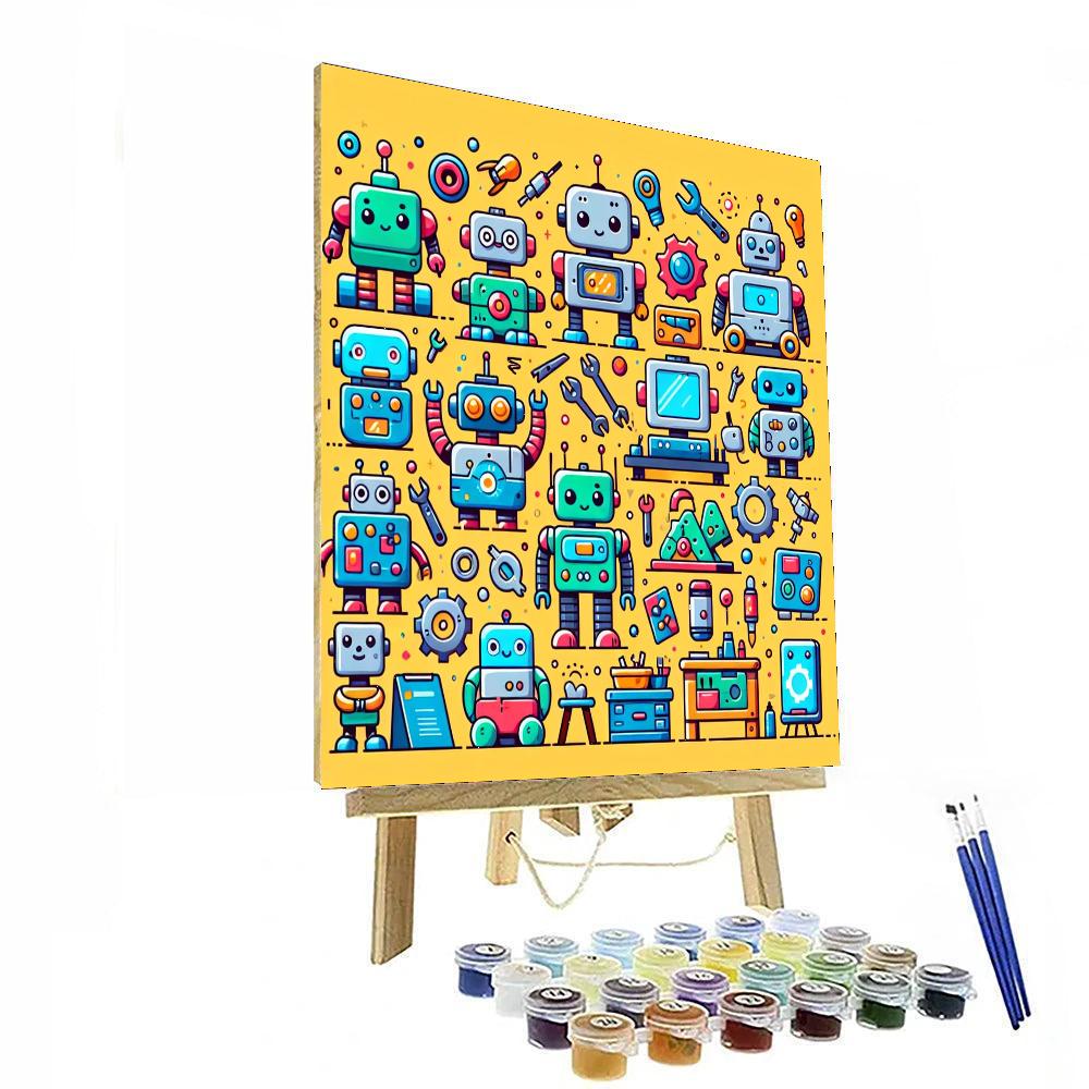 Robot Engineering Workshop Paint By Number