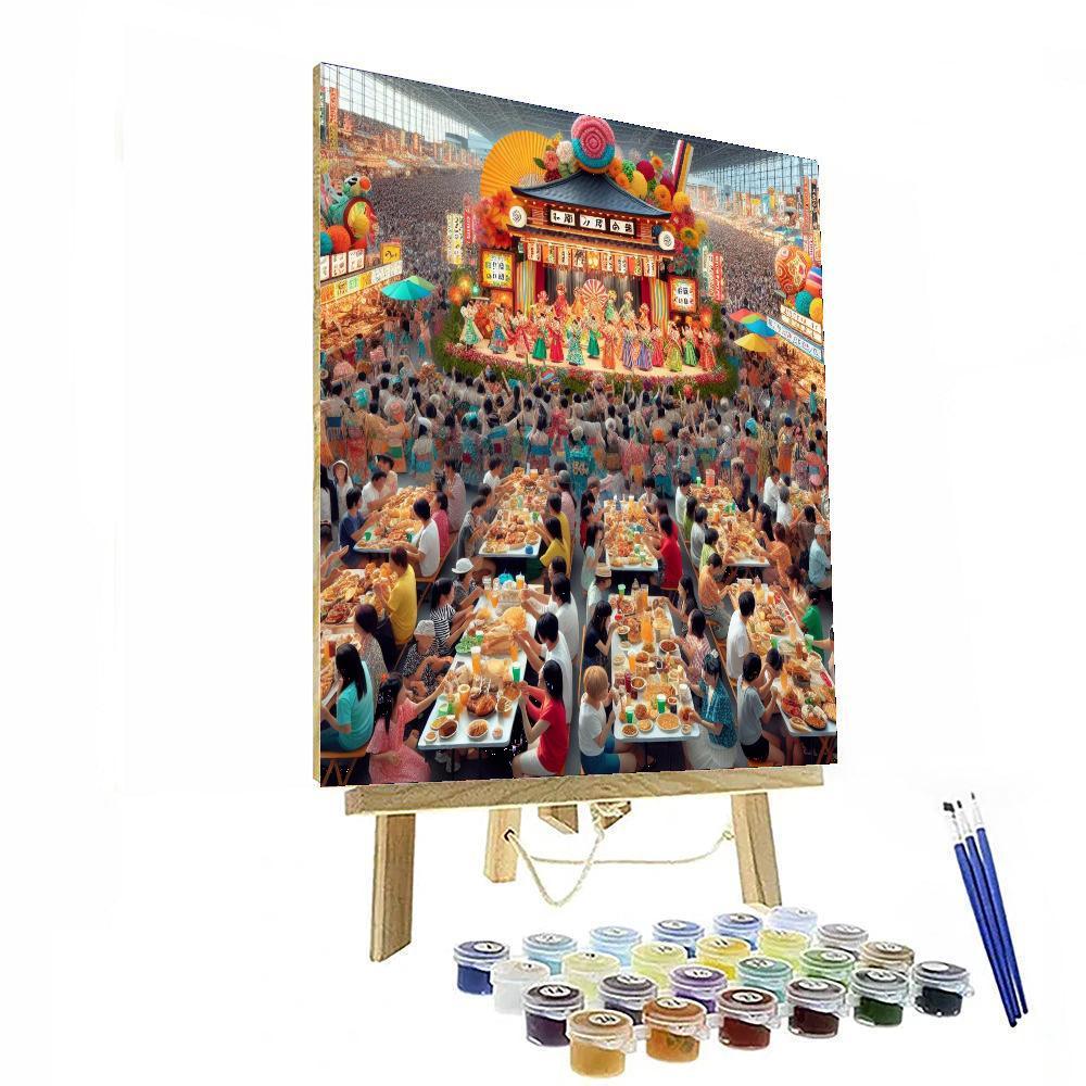 Hokkaido Summer Festival Paint By Numbers Art