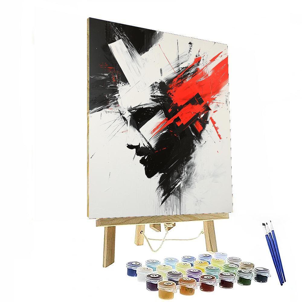 Banksy Inspired Silent Resistance  Painting By Numbers Kit
