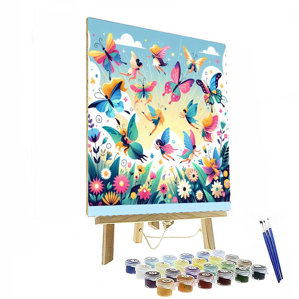Magical Butterfly Meadow DIY Paint By Numbers