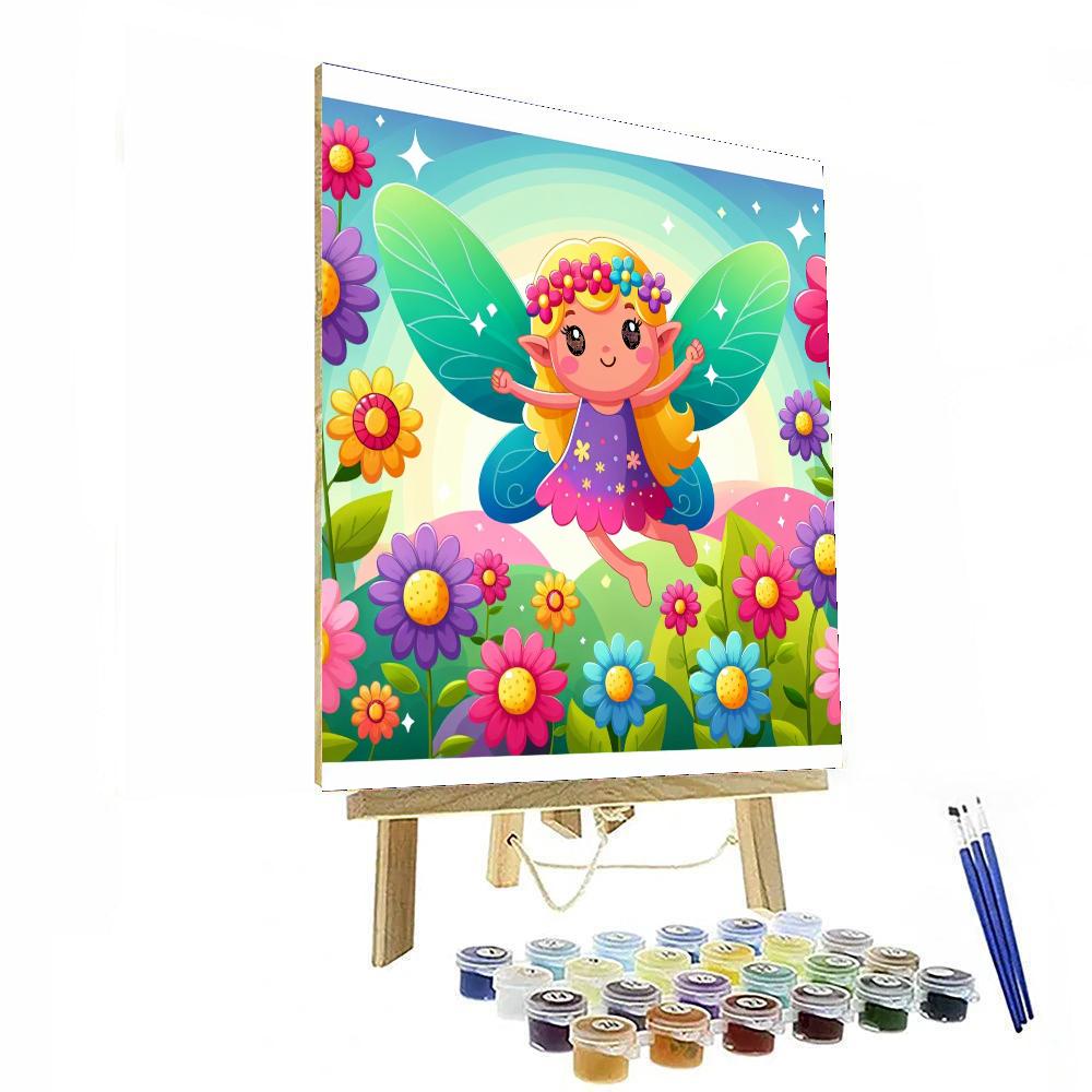 Flying Fairy Paint By Numbers Art
