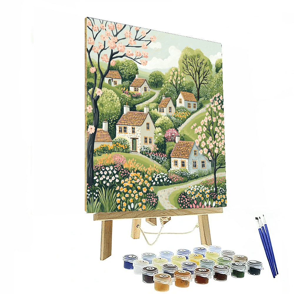 Beatrix Potter Inspired Charming Cottages  Paint By Numbers