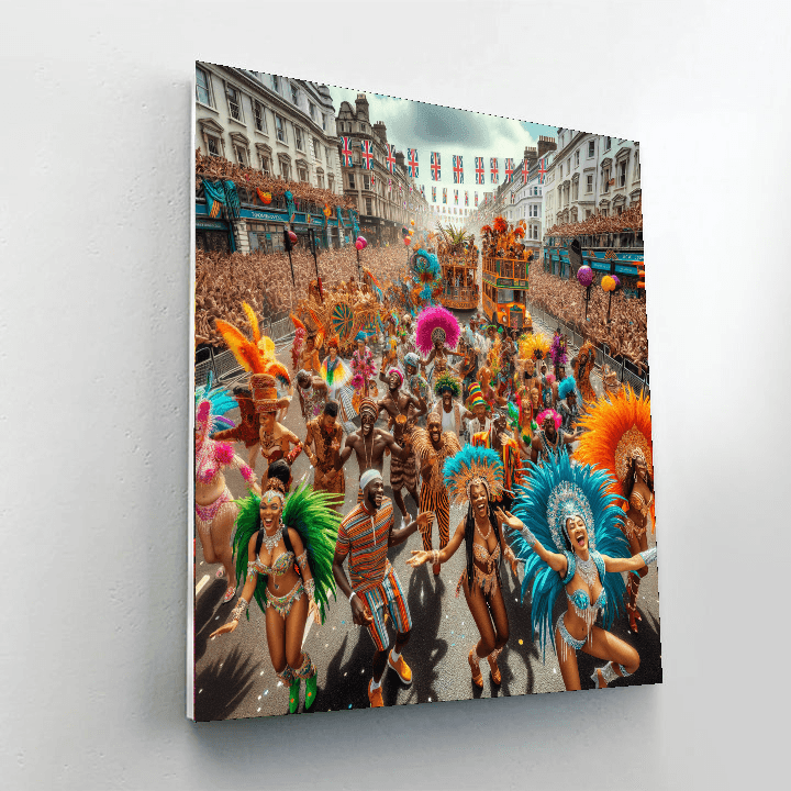Notting Hill Carnival - United Kingdom Paint By Numbers Art