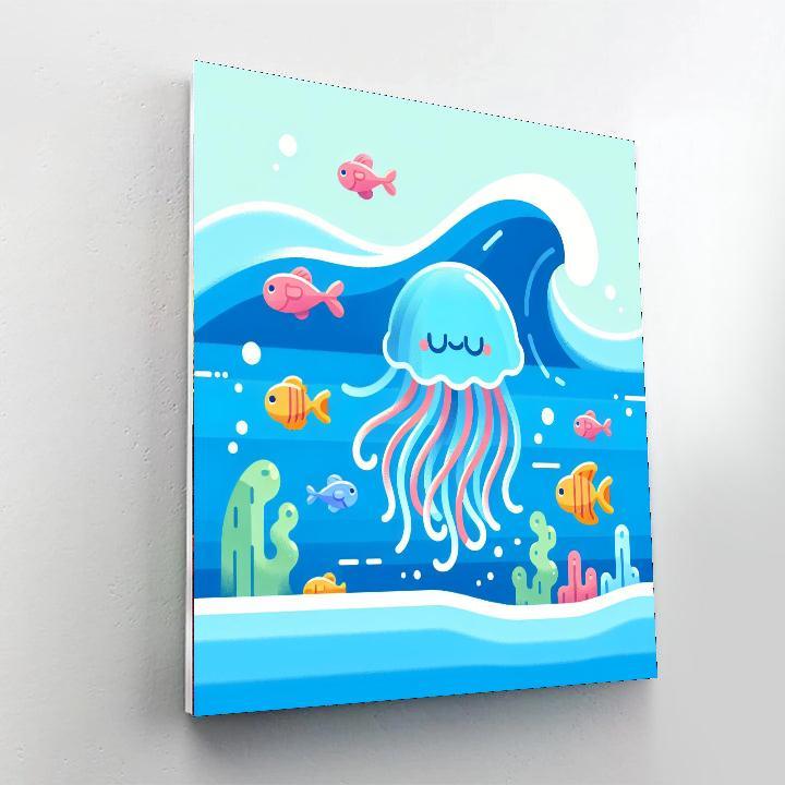Jazzy Jelly Painting By Numbers Kit