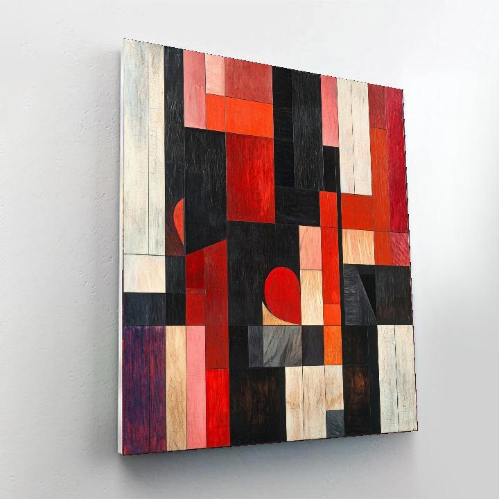 Kazimir Malevich Inspired Conceptual Geometry  Paint By Color