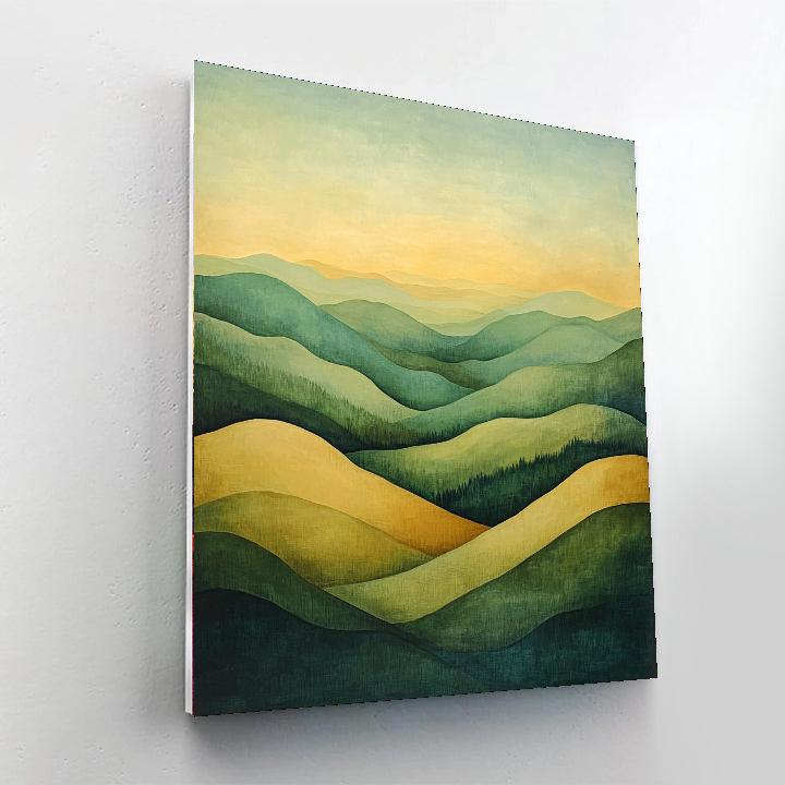 Nandalal Bose Inspired Elysian Landscapes  Painting Number Kit