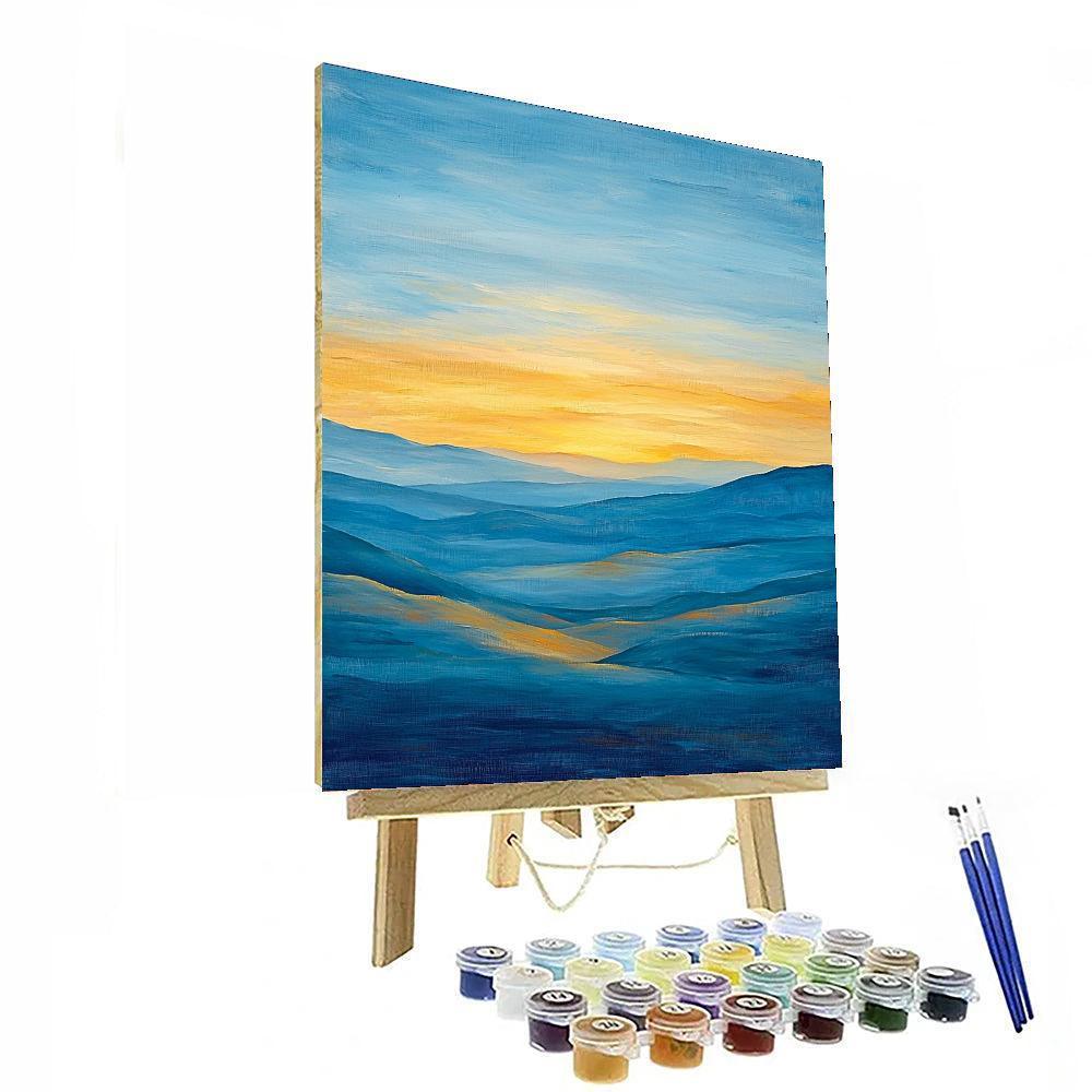 J.M.W. Turner Inspired Enchanted Horizon  DIY Paint By Numbers