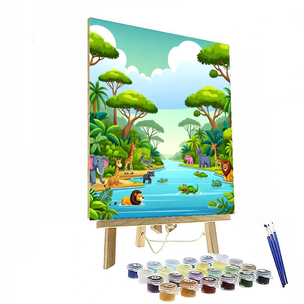Safari Jungle Retreat Paint By Number