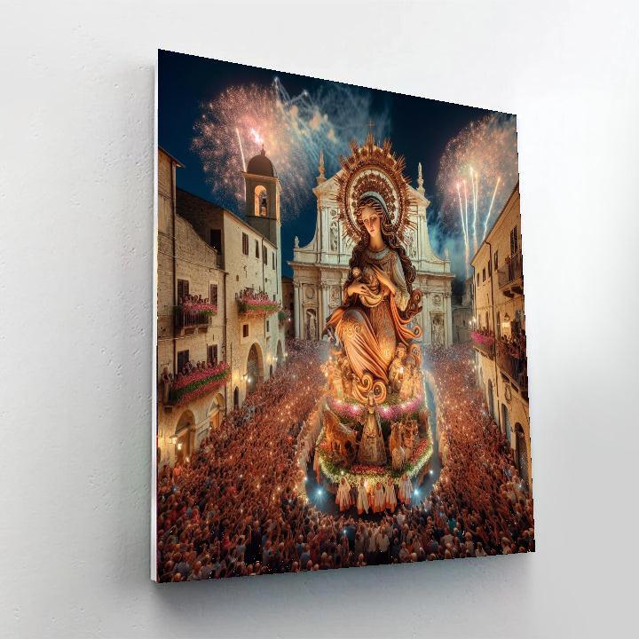 Festa Della Madonna Bruna - Matera DIY Paint By Numbers