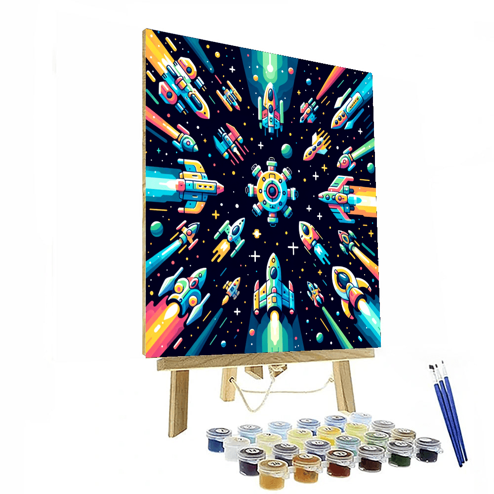 Galactic Battle Paint By Number