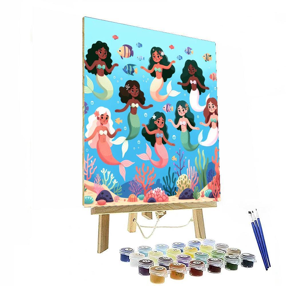 Mystic Mermaid Adventure Painting Number Kit
