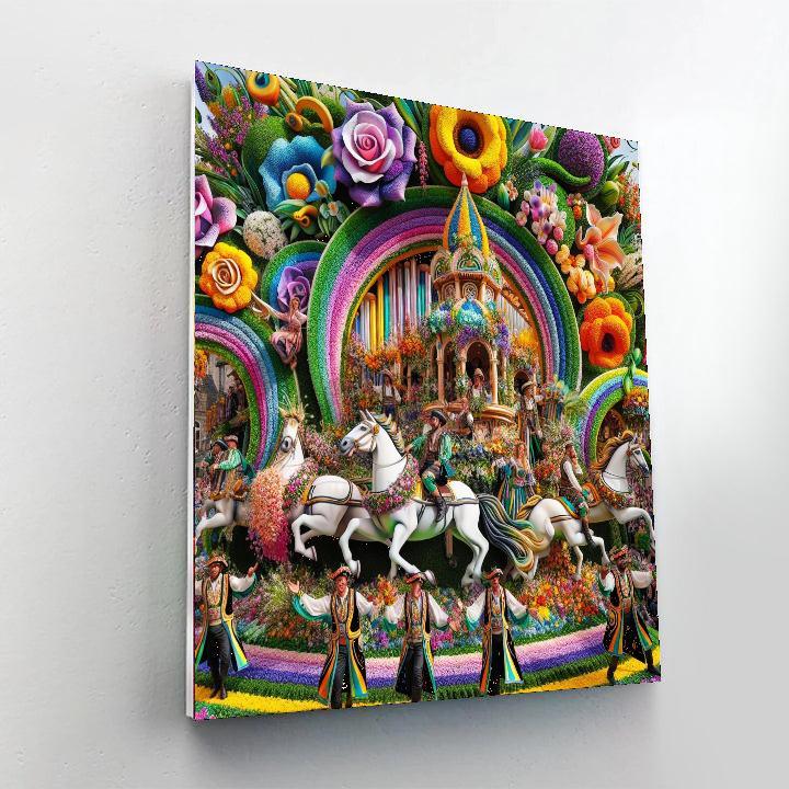 Carnival Of Flowers - Colombia Painting By Numbers Kit
