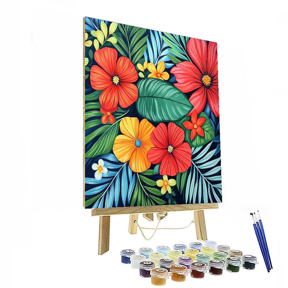 Frida Kahlo Inspired Wild Soulscape  Paint By Color