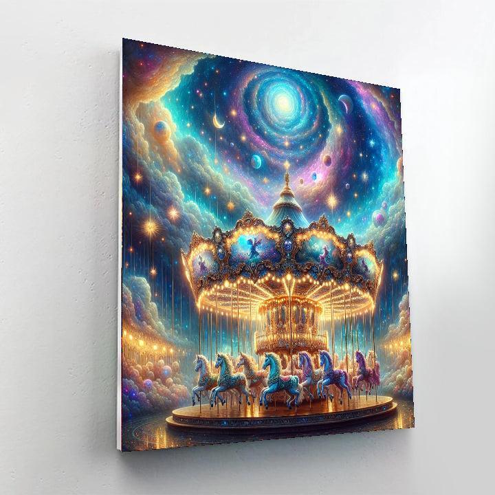 Celestial Carousel DIY Paint By Numbers
