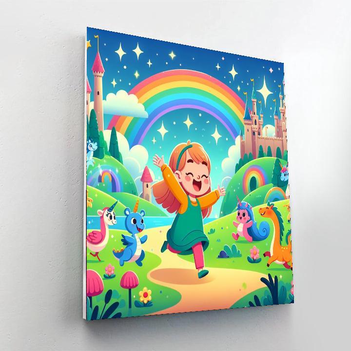 Fantasy Rainbow Kingdom Paint By Number