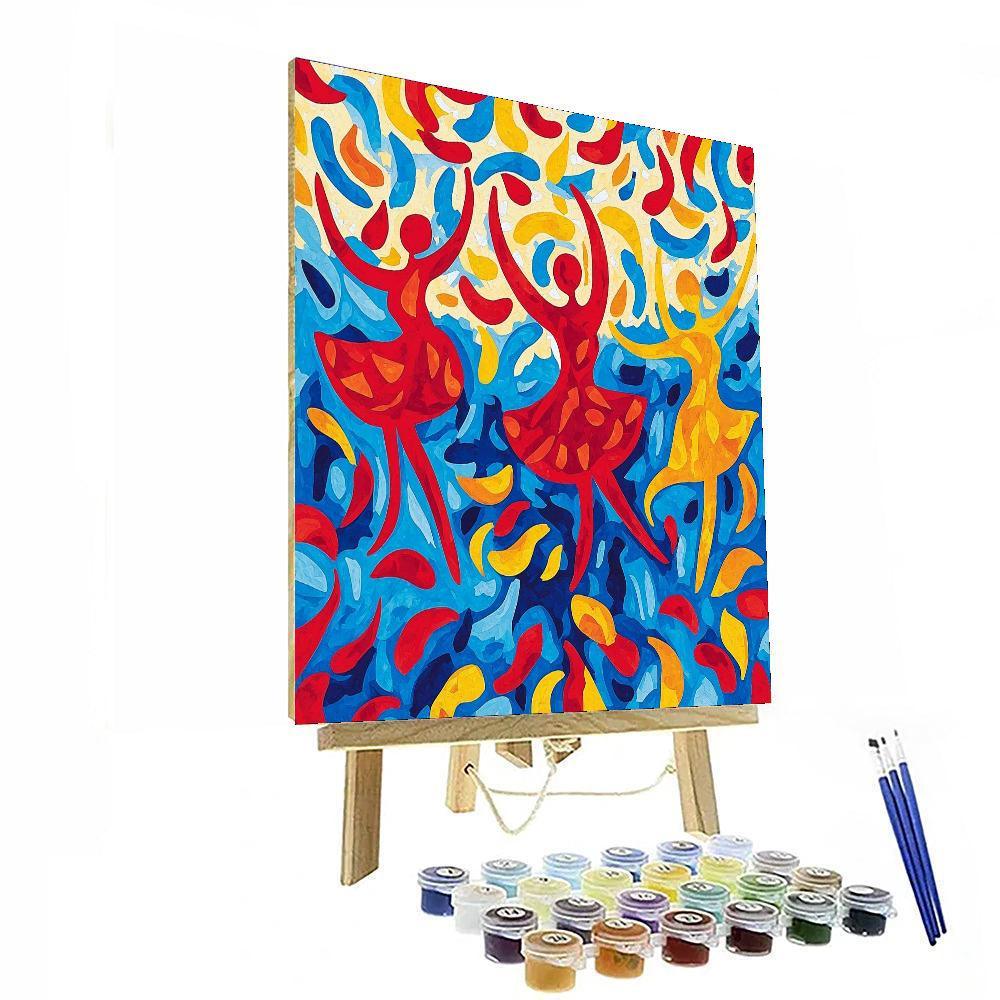 Henri Matisse Inspired Dancing Dreams  DIY Paint By Numbers