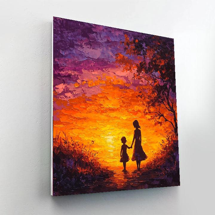 Sunset Stroll Of Love DIY Paint By Numbers
