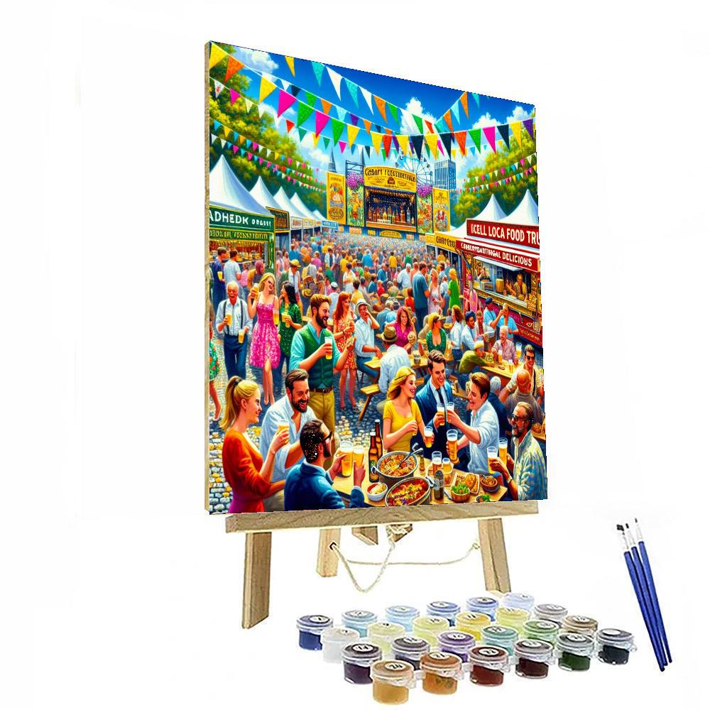 Fiesta De La Cerveza Numbered Painting Kits