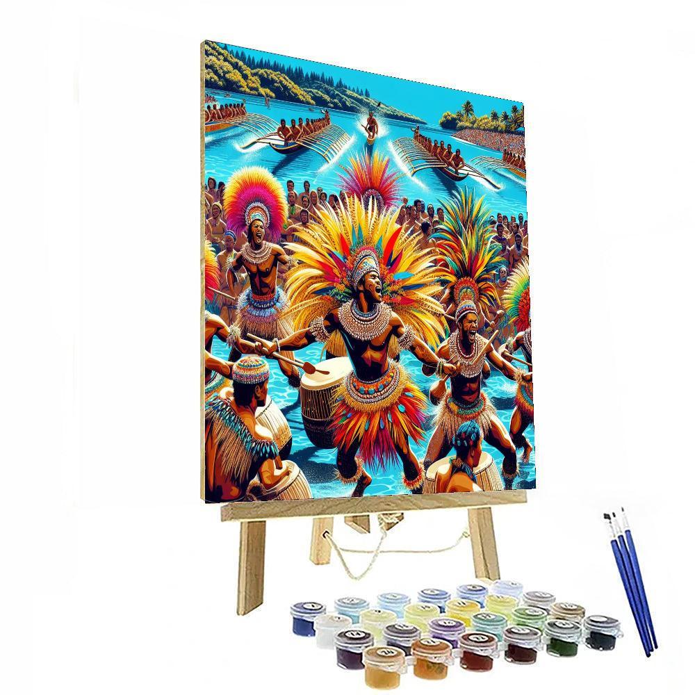 Heiva Festival - Tahiti Numbered Painting Kits