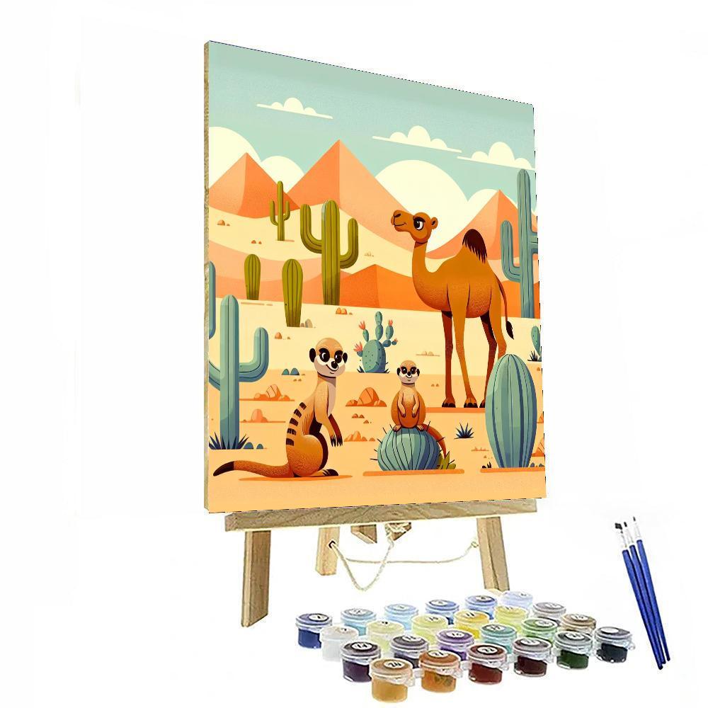 Desert Safari Journey Painting By Numbers Kit