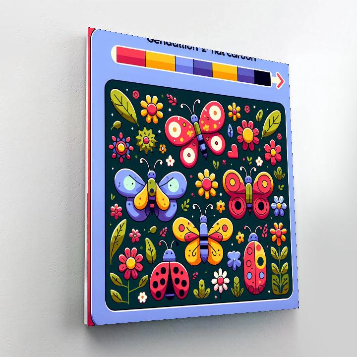Bright Bugs Numbered Painting Kits