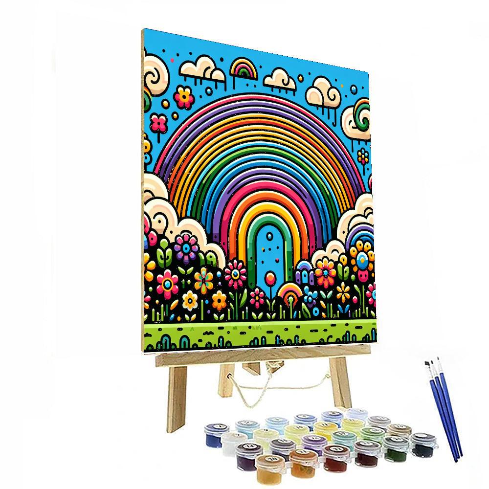 Glorious Rainbow Numbered Painting Kits