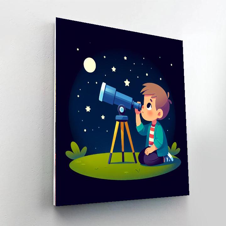 Star Gazer's Night Numbered Painting Kits