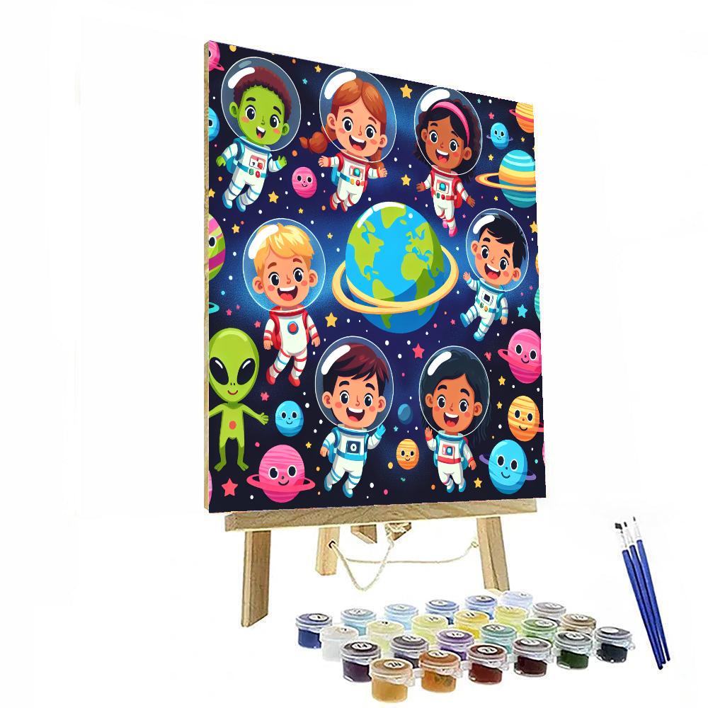 Space Adventures Await Paint By Numbers Kits