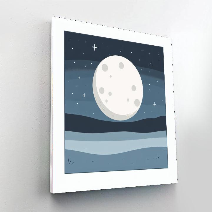 Majestic Moonscape Paint By Numbers Kits