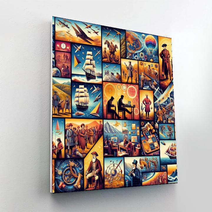 Time Traveler DIY Paint By Numbers