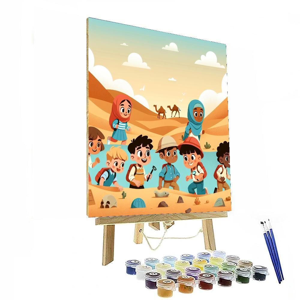 Desert Safari Quest Painting Number Kit