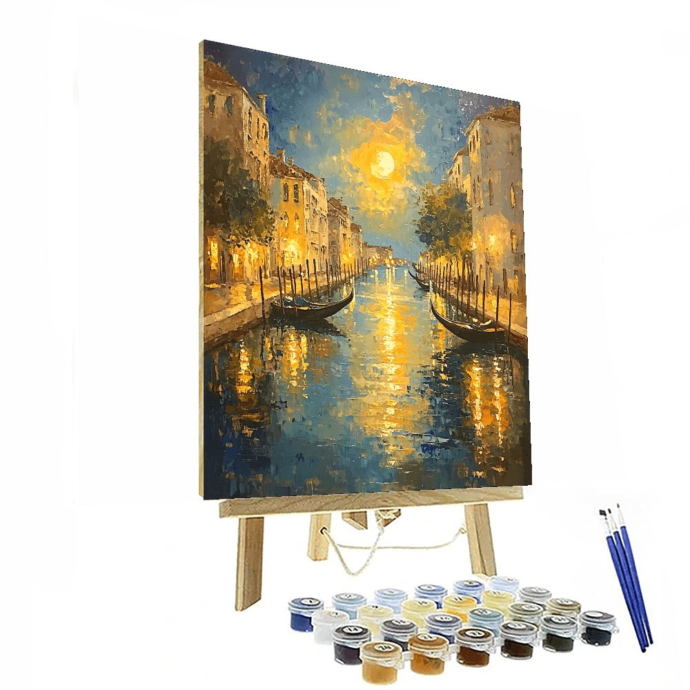 J.M.W. Turner Inspired Venetian Twilight  Paint By Numbers Kits