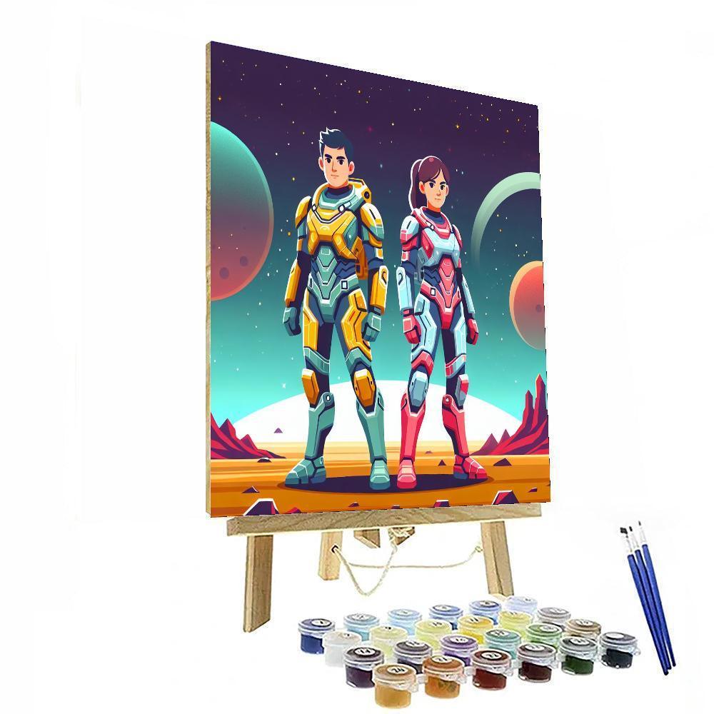 Galactic Warriors Numbered Painting Kits