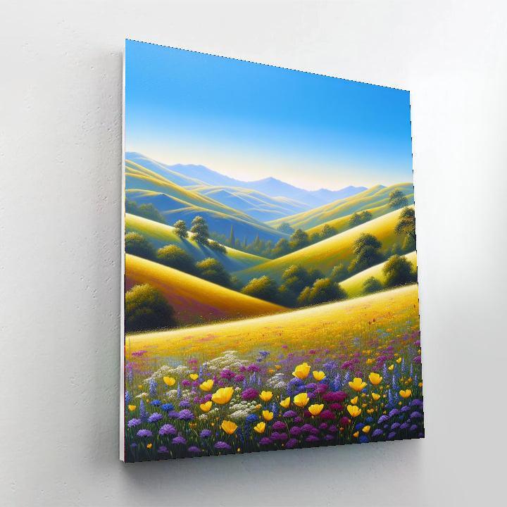 Sunny Meadow Melody Paint By Numbers Art