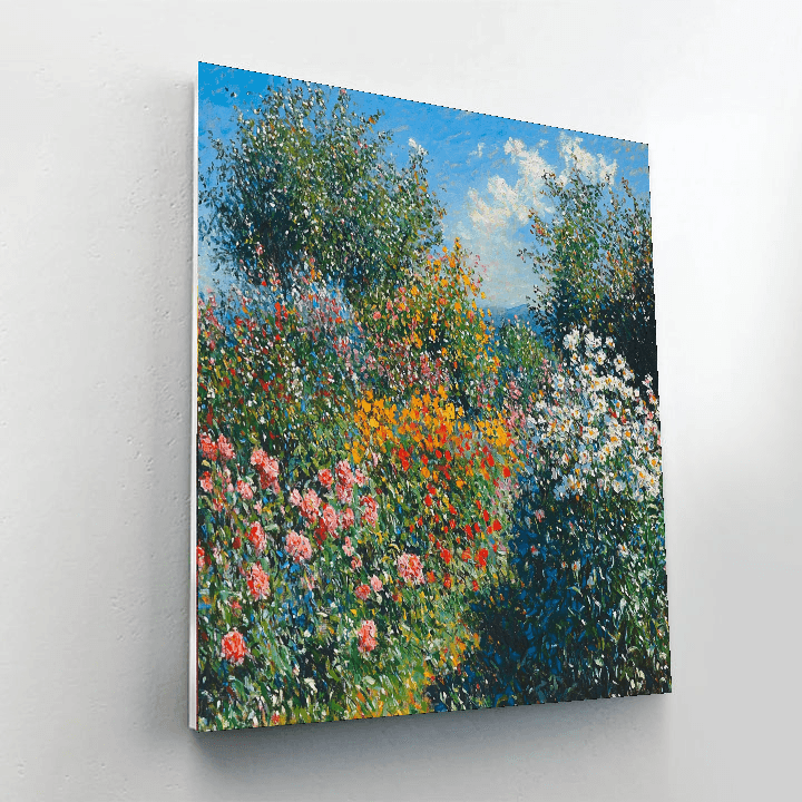 Claude Monet Inspired Garden Symphony  Paint By Numbers