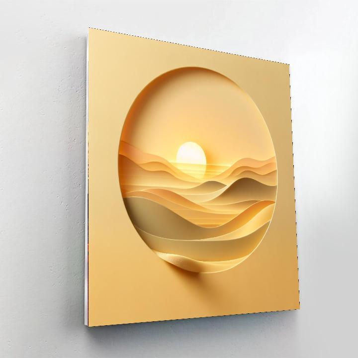 Ancient Desert Serenity DIY Paint By Numbers