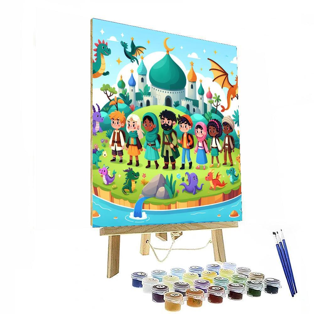 Mythical Island Exploration Paint By Numbers