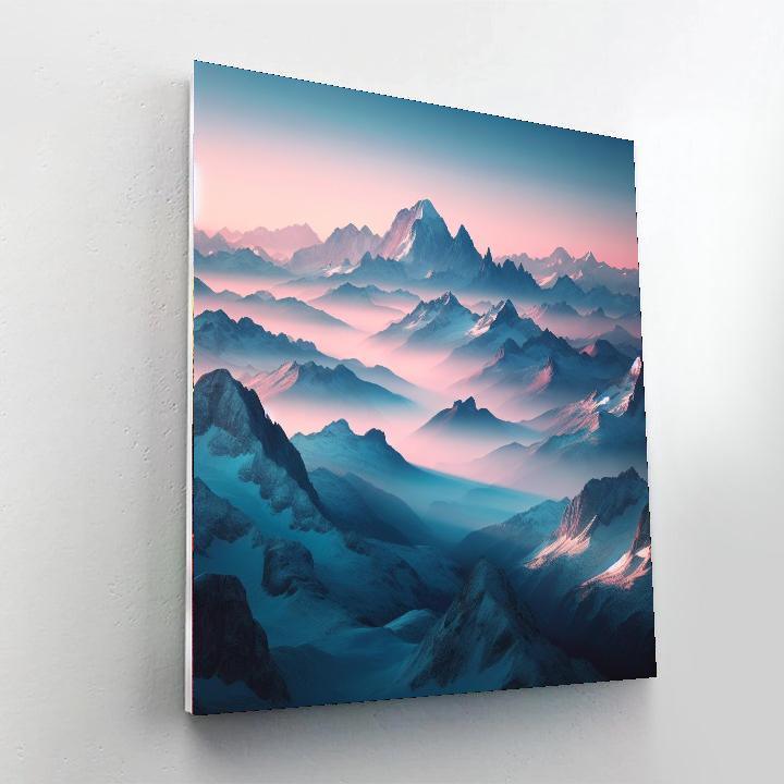 Alpine Dawn Horizon DIY Paint By Numbers