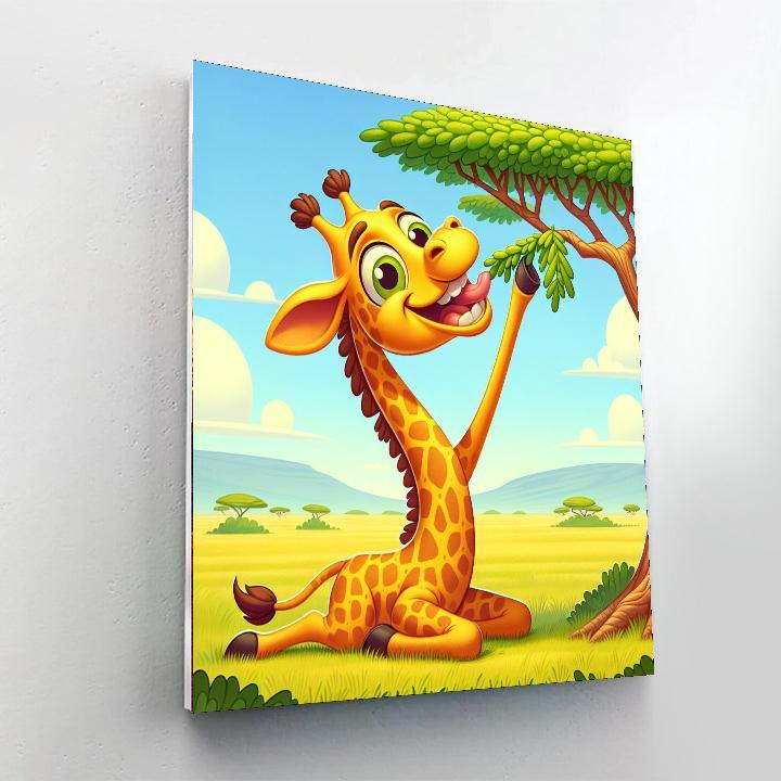 Sassy Giraffe Paint By Numbers Kits