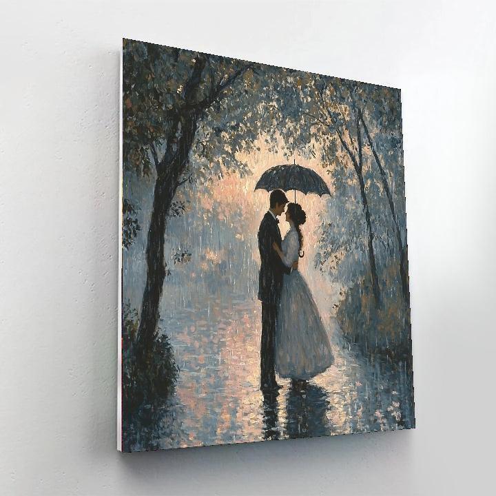 Pierre-Auguste Renoir Inspired Romantic Rain  Paint By Numbers