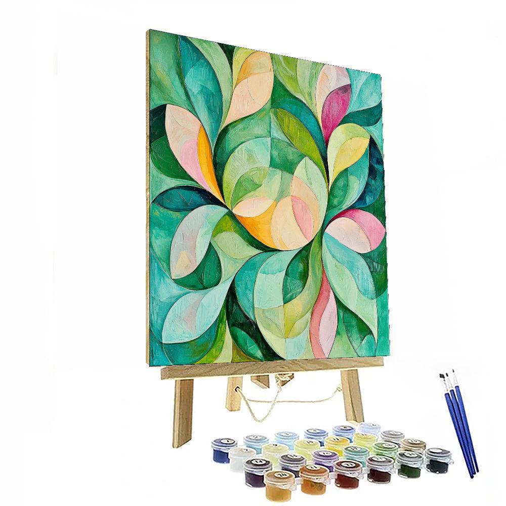 Paul Klee Inspired Serene Swirls  Numbered Painting Kits