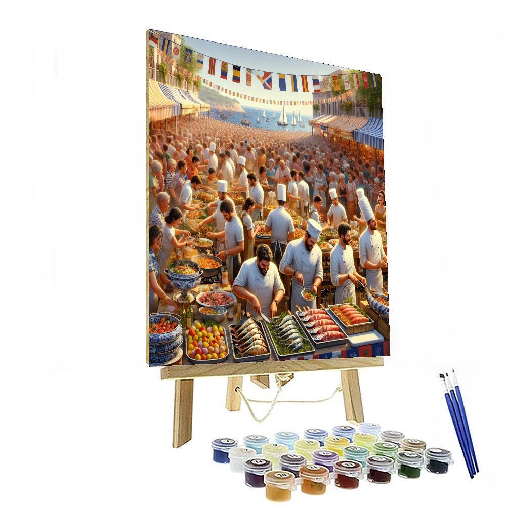 Tuna Festival Painting By Numbers Kit