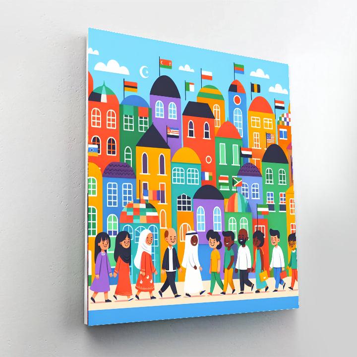 Funky Town Adventure Paint By Numbers Kits