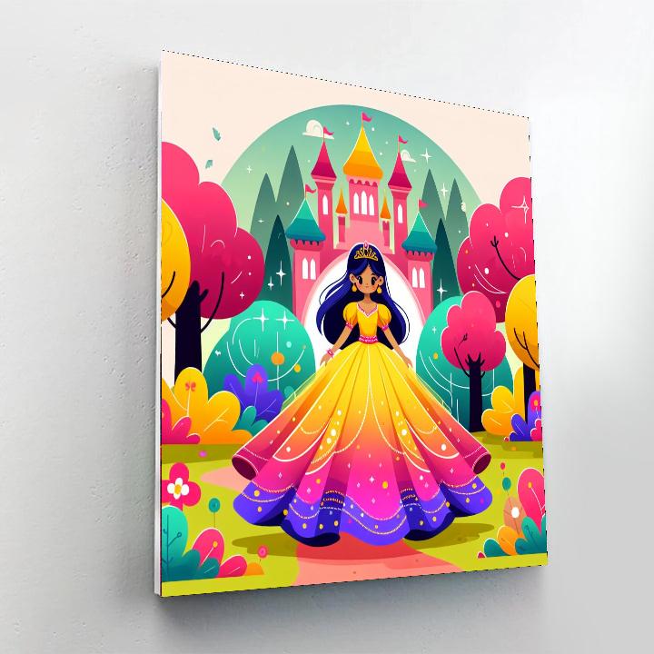 Princess In Fairyland Numbered Painting Kits